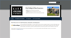 Desktop Screenshot of career.ccsf.edu